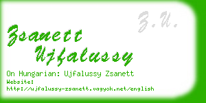 zsanett ujfalussy business card